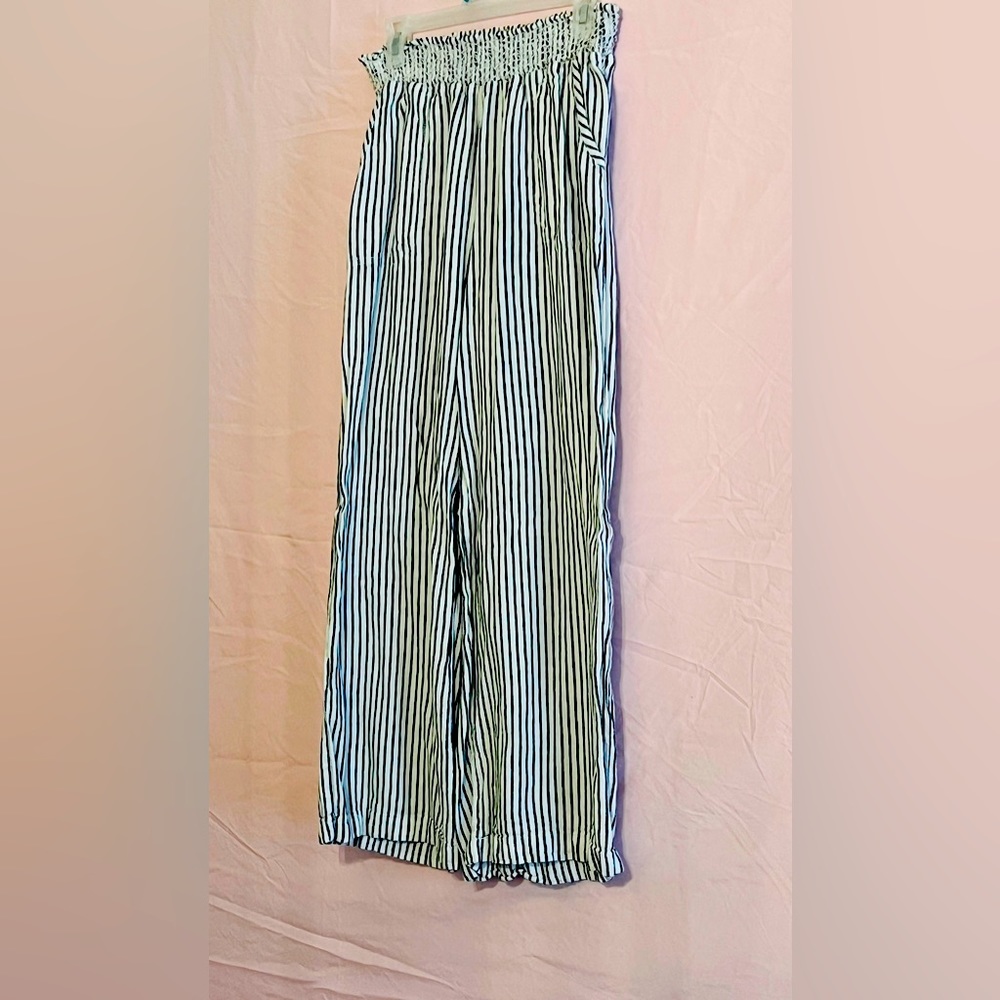 Striped Linen Palazzo pants